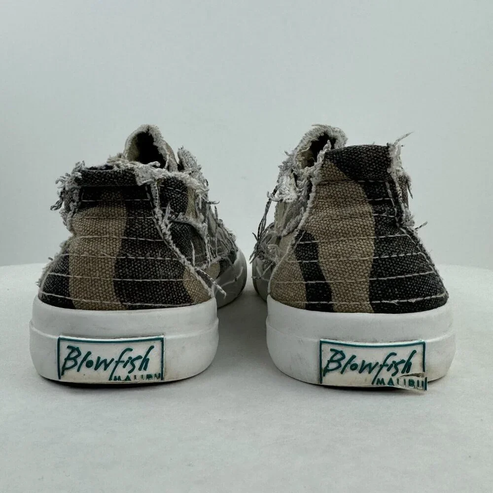 Blowfish Malibu Slip On Sneakers Womens Size 7 Multicolor Camouflage Canvas - Picture 15 of 15